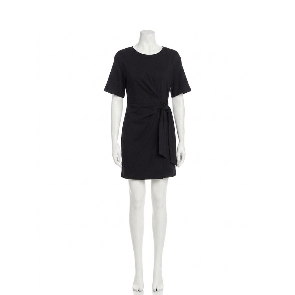 NEW FIFTEEN TWENTY diana side-knot dress in black